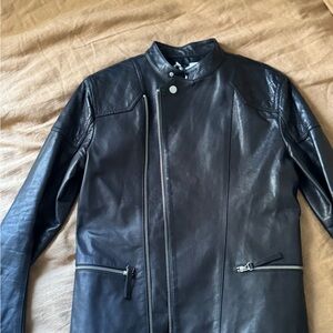 Helmut Lang Black Leather Jacket